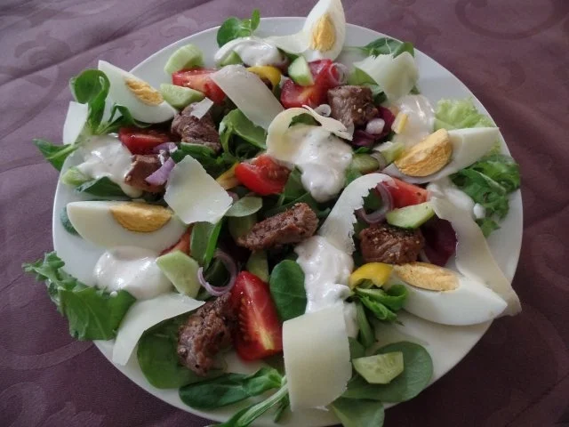 Rezept: Chefsalat mit Steak Chefsalat mit Steak - Rezept