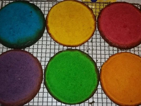 Regenbogen-Torte - Rezept - Bild Nr. 5