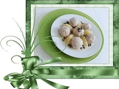 Rezept: Mit Kapernsauce nappierte ♔ Königsberger Klopse mit Salzkartoffeln Bild Nr. 26 Mit Kapernsauce nappierte ♔ Königsberger Klopse mit Salzkartoffeln - Rezept - Bild Nr. 26