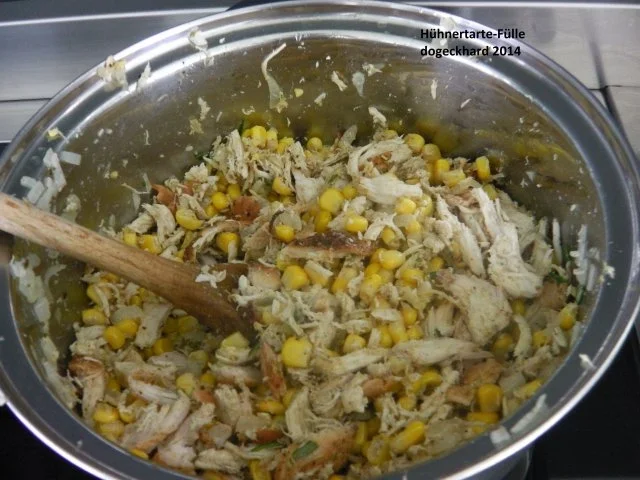 Herzhafter Hühnchen-Kichererbsen-Kuchen - Rezept - Bild Nr. 8