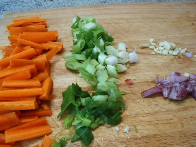 Rezept: Chinesische Bratnudeln mit Hack und Ei Bild Nr. 7 Chinesische Bratnudeln mit Hack und Ei - Rezept - Bild Nr. 7