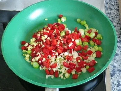 Rezept: Bulgursalat mit Iberico-Kotelett Bild Nr. 2 Bulgursalat mit Iberico-Kotelett - Rezept - Bild Nr. 2