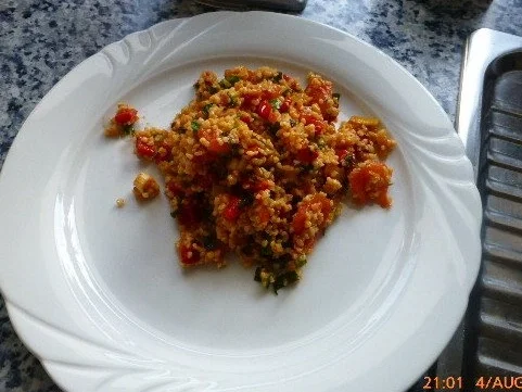 Rezept: Bulgursalat mit Iberico-Kotelett Bild Nr. 5 Bulgursalat mit Iberico-Kotelett - Rezept - Bild Nr. 5