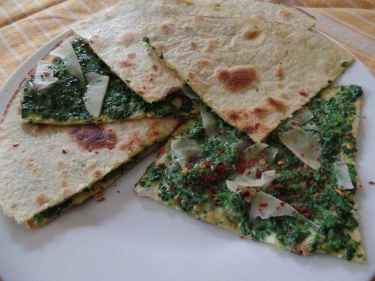 Bilder für Spinat -Quesadilla (Käse Tortilla ) - Rezept