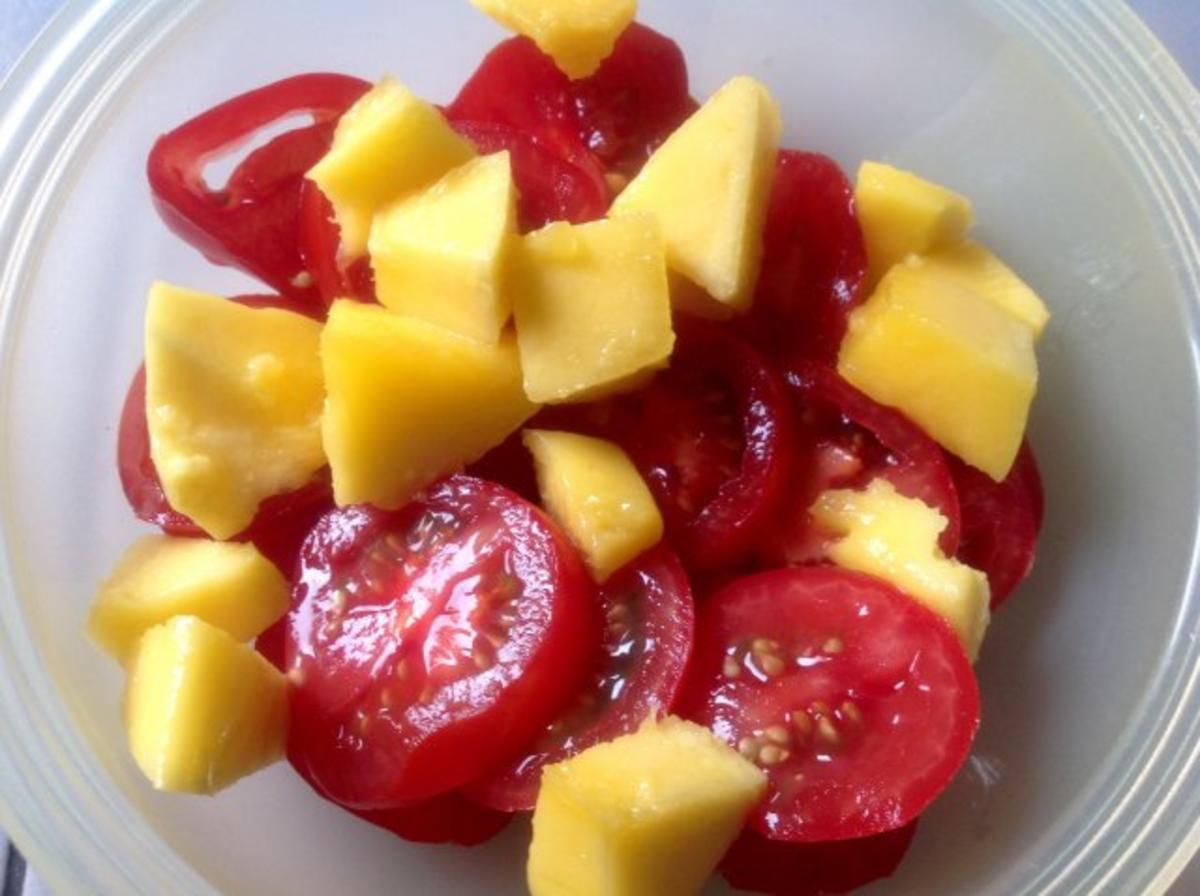 Tomaten-Mango-Salat - Rezept - Bild Nr. 4
