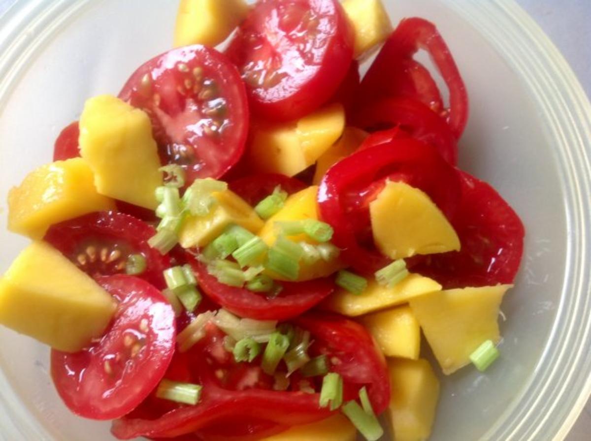 Tomaten-Mango-Salat - Rezept - Bild Nr. 5