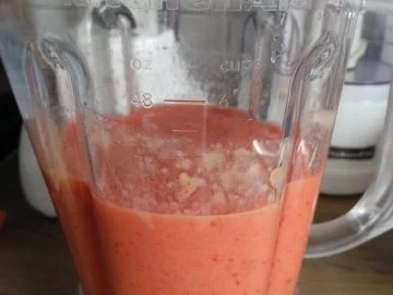 Smoothie : Erdbeer - Bananen - Aprikosen - Smoothie - Rezept - Bild Nr. 8