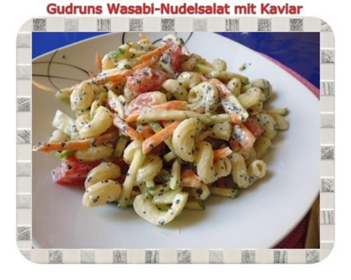 Salat: Wasabi-Nudelsalat mit Kaviar - Rezept