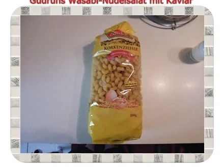 Salat: Wasabi-Nudelsalat mit Kaviar - Rezept - Bild Nr. 2