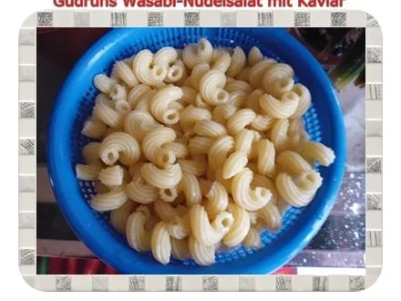 Salat: Wasabi-Nudelsalat mit Kaviar - Rezept - Bild Nr. 4