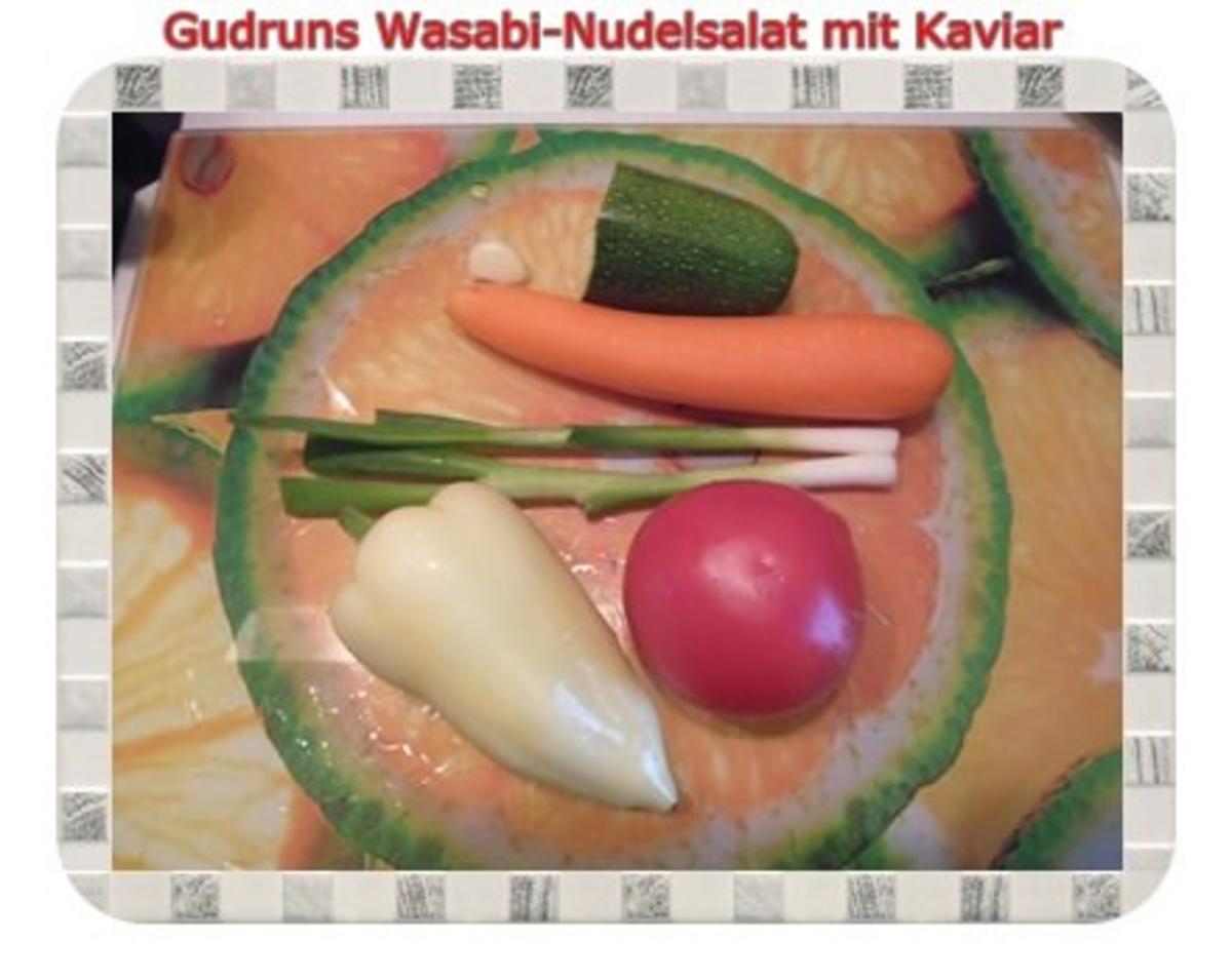 Salat: Wasabi-Nudelsalat mit Kaviar - Rezept - Bild Nr. 6