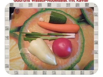 Salat: Wasabi-Nudelsalat mit Kaviar - Rezept - Bild Nr. 6