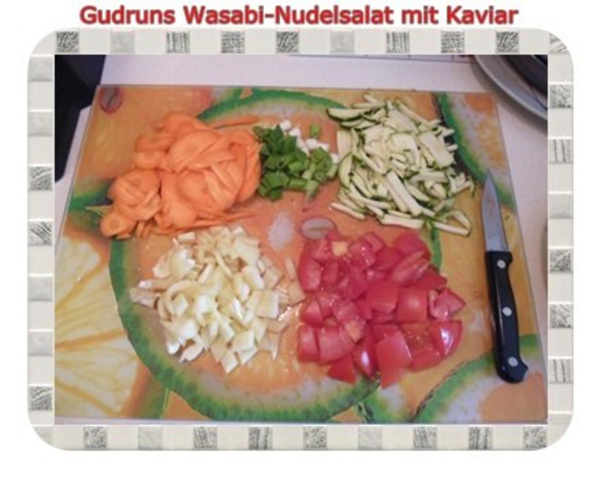 Salat: Wasabi-Nudelsalat mit Kaviar - Rezept - Bild Nr. 7
