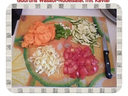 Salat: Wasabi-Nudelsalat mit Kaviar - Rezept - Bild Nr. 7