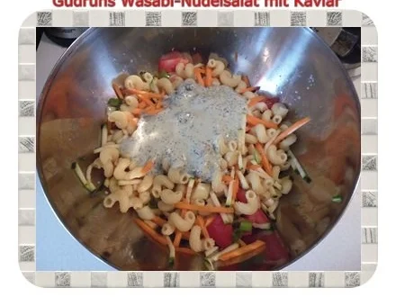 Salat: Wasabi-Nudelsalat mit Kaviar - Rezept - Bild Nr. 11
