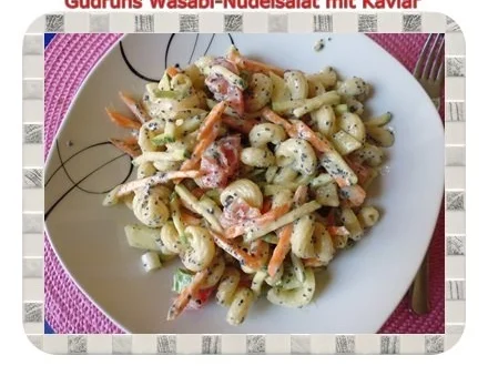 Salat: Wasabi-Nudelsalat mit Kaviar - Rezept - Bild Nr. 14