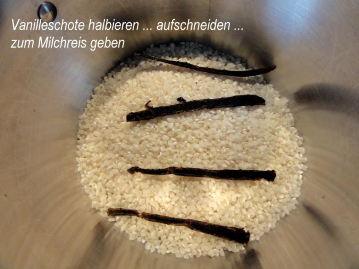 Dessert:   MILCHREIS mit Amarenakirschen - Rezept - Bild Nr. 2