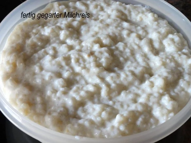 Dessert:   MILCHREIS mit Amarenakirschen - Rezept - Bild Nr. 4