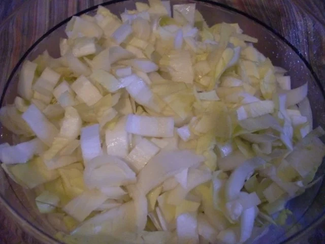 Rezept: Chicoree - Salat mit Krabben - Dressing Bild Nr. 4 Chicoree - Salat mit Krabben - Dressing - Rezept - Bild Nr. 4