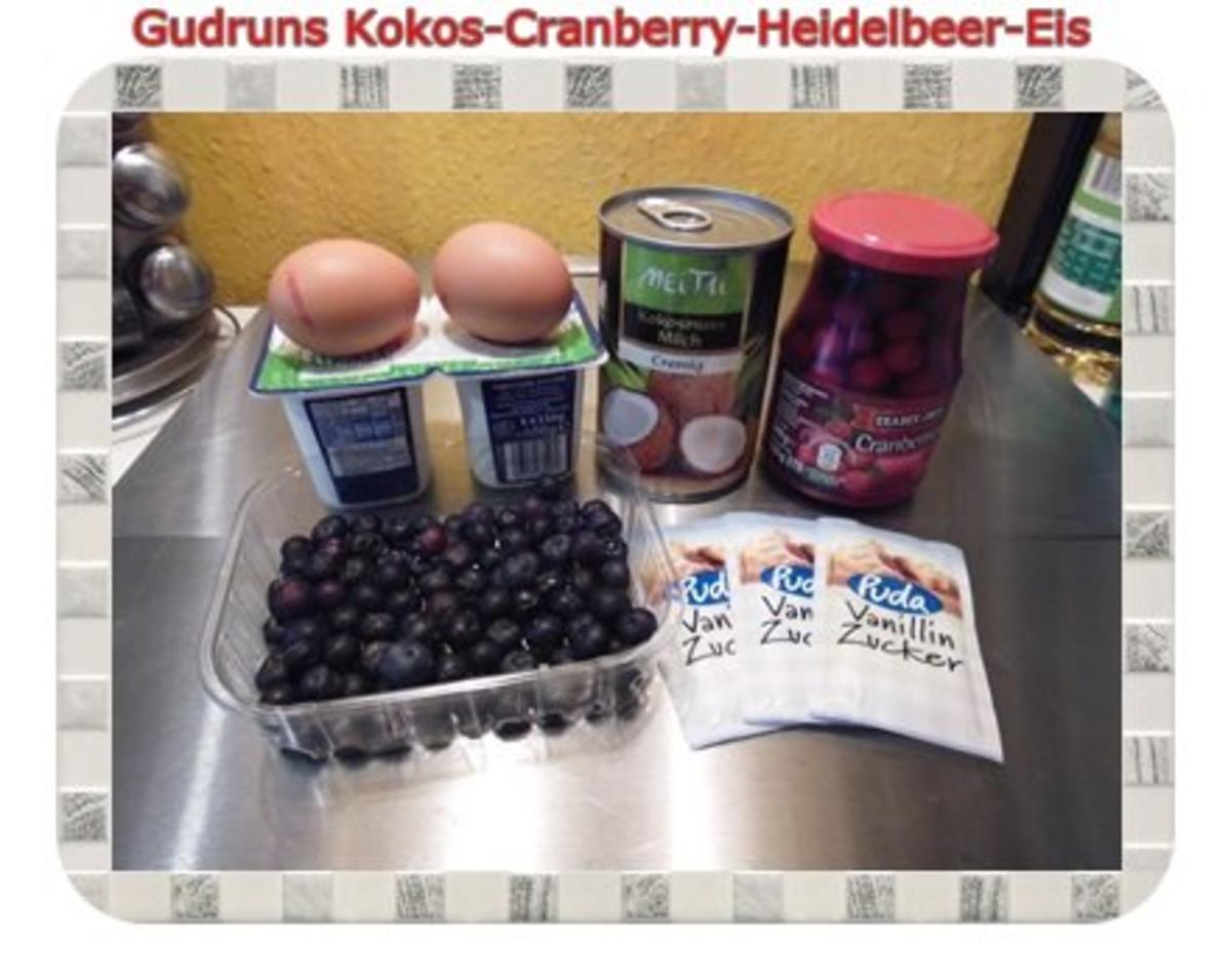 Eis: Kokos-Cranberry-Heidelbeer-Eis - Rezept - Bild Nr. 2