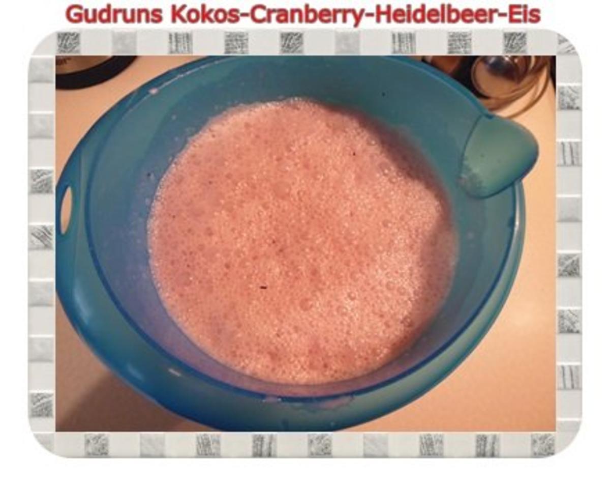 Eis: Kokos-Cranberry-Heidelbeer-Eis - Rezept - Bild Nr. 4