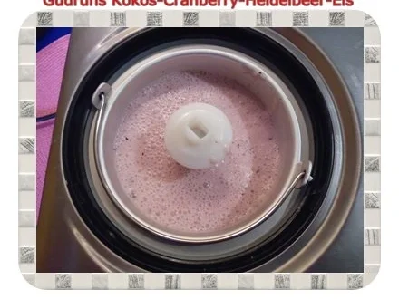 Rezept: Eis: Kokos-Cranberry-Heidelbeer-Eis Bild Nr. 5 Eis: Kokos-Cranberry-Heidelbeer-Eis - Rezept - Bild Nr. 5