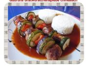 Fleisch: Bratwurstspieße chinesisch - Rezept