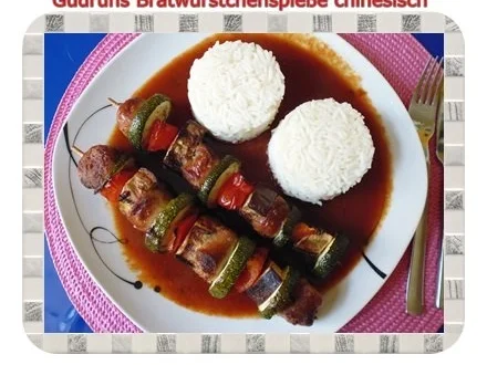 Fleisch: Bratwurstspieße chinesisch - Rezept - Bild Nr. 17