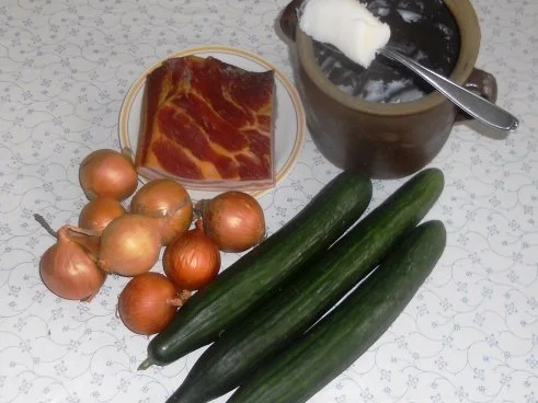 "Oma - Friede`s" einfache "Bornsche-Schmorgurken"   (Rzpt. um 1948) - Rezept - Bild Nr. 2