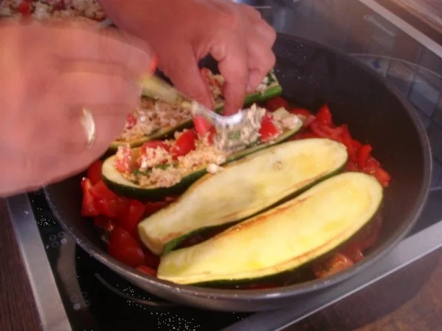 Zucchini mit Tomaten und Cous-Cous - Rezept - Bild Nr. 8