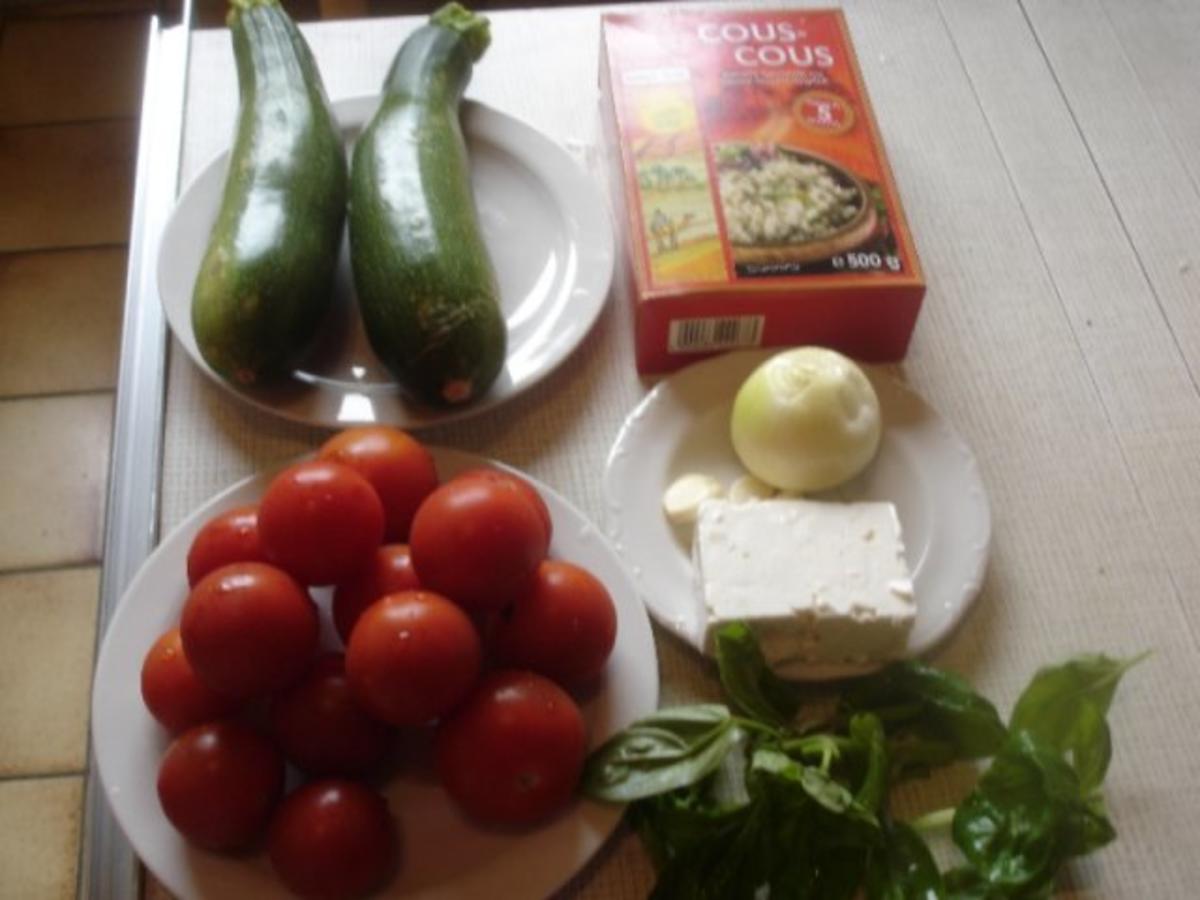 Zucchini mit Tomaten und Cous-Cous - Rezept - Bild Nr. 2
