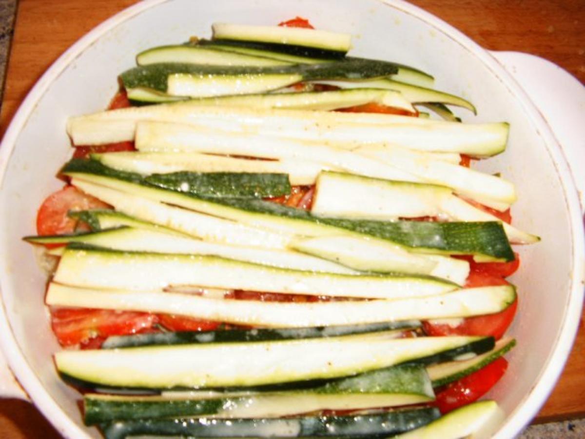 Zucchini-Lasagne mit Schnittlauch-Creme - Rezept - Bild Nr. 8