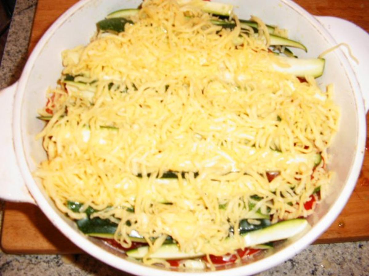 Zucchini-Lasagne mit Schnittlauch-Creme - Rezept - Bild Nr. 9