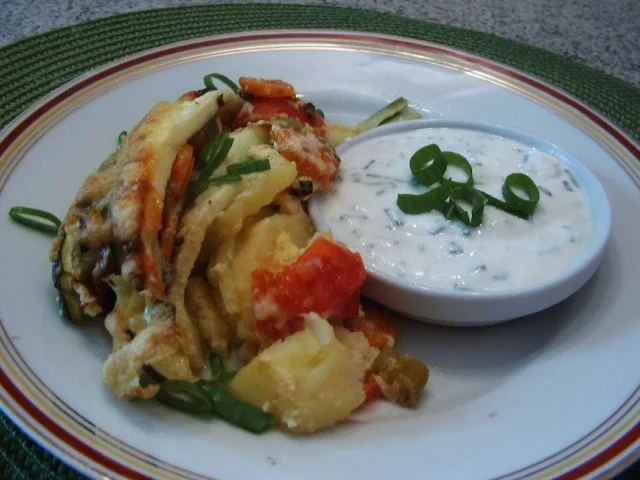 Rezept: Zucchini-Lasagne mit Schnittlauch-Creme Bild Nr. 12 Zucchini-Lasagne mit Schnittlauch-Creme - Rezept - Bild Nr. 12