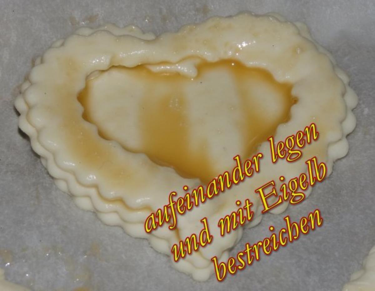 Sisserl’s ~ Blätterteig - Käse - Herzen - Rezept - Bild Nr. 3