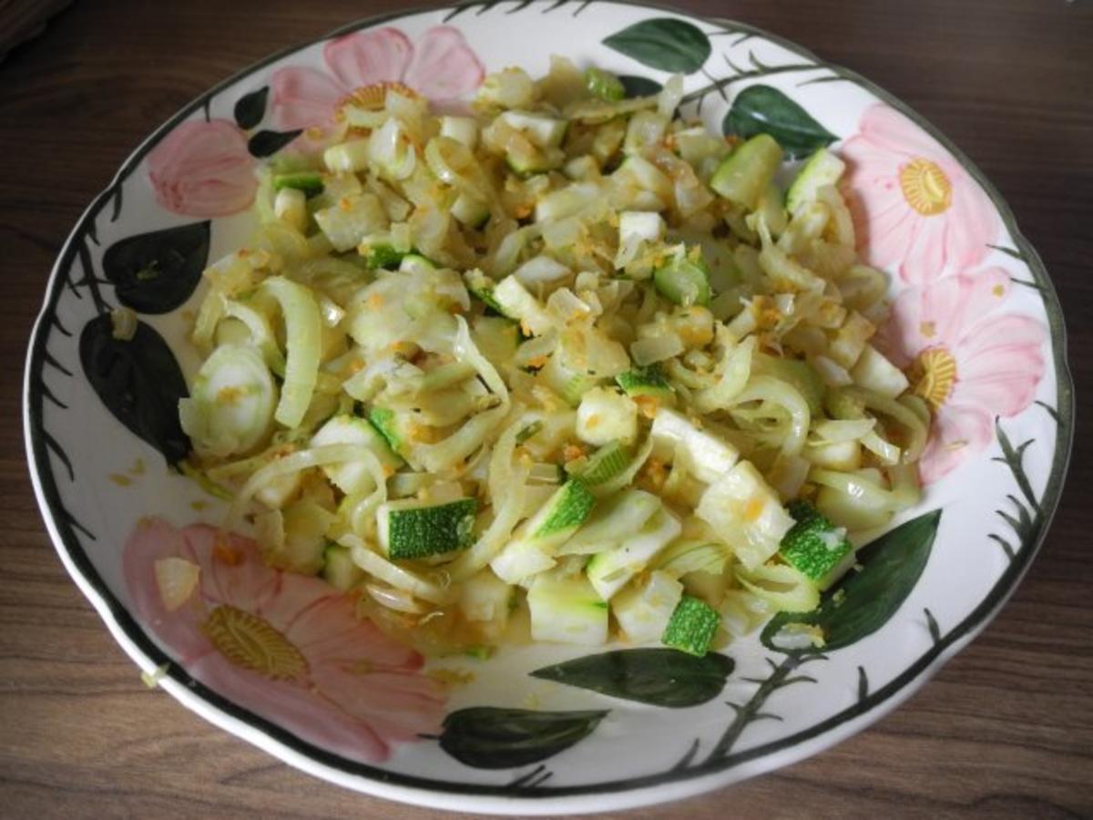 Schonkost : Fenchel - Zucchini gedünstet - Rezept