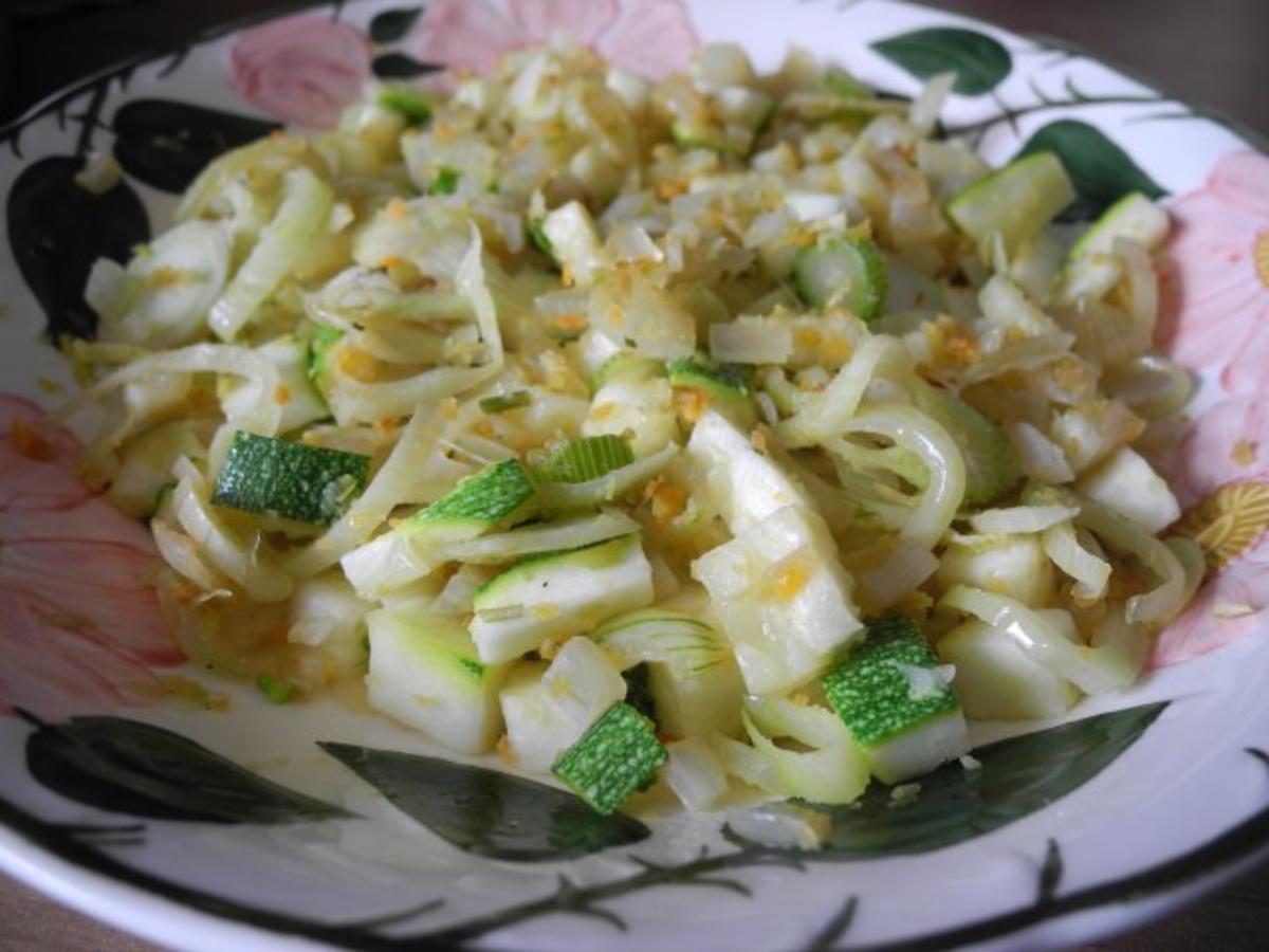 Schonkost : Fenchel - Zucchini gedünstet - Rezept - Bild Nr. 3