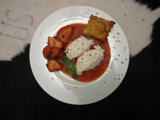 Topfencreme trifft Erdbeere - Rezept