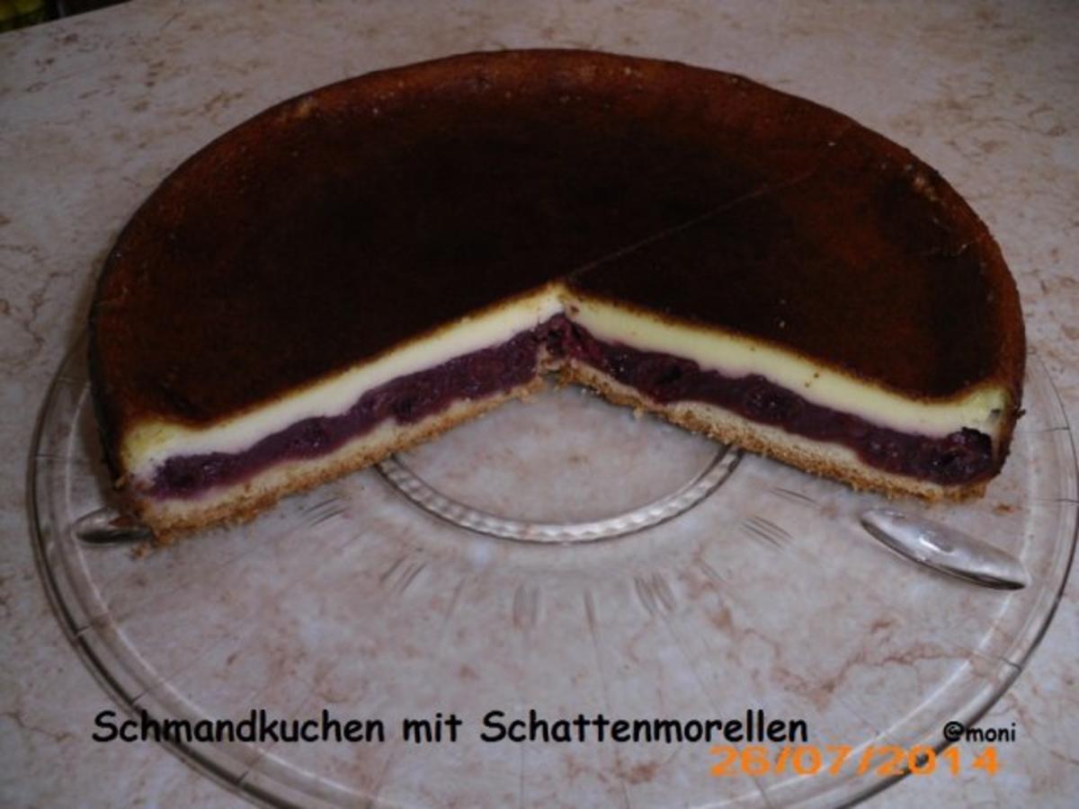 Bilder für Schmandkuchen mit Schattenmorellen - Rezept