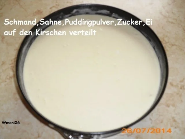 Schmandkuchen mit Schattenmorellen - Rezept - Bild Nr. 2
