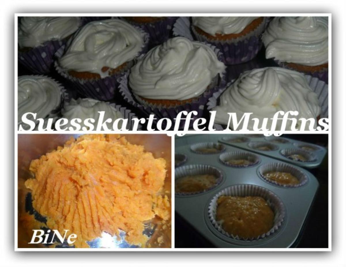 BiNe` S SUESSKARTOFFEL MUFFINS - Rezept