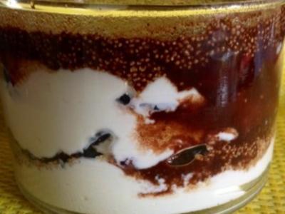 Joghurt mit  Amaranth und Aroniabeeren - Rezept