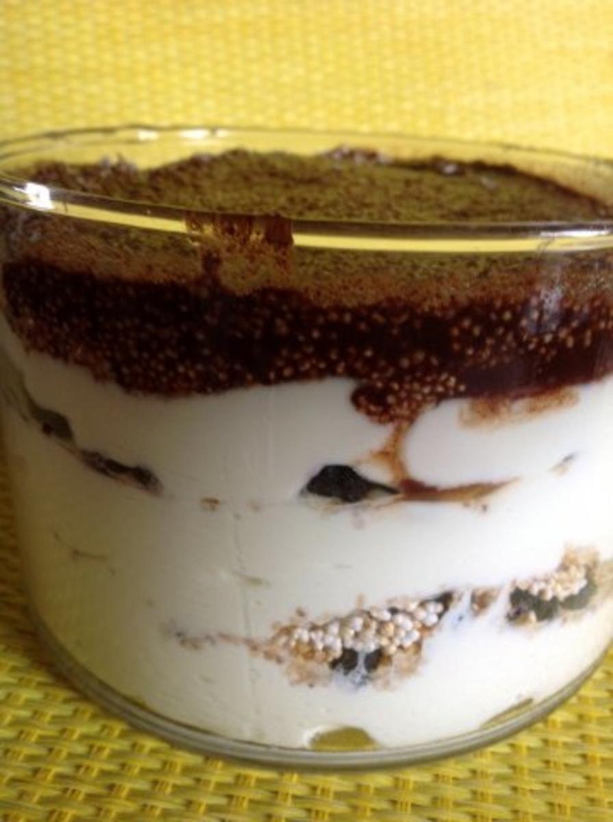 Joghurt mit  Amaranth und Aroniabeeren - Rezept - Bild Nr. 2