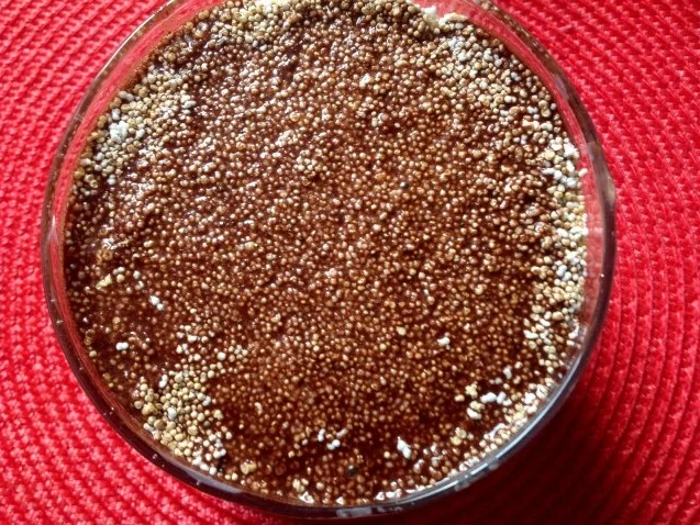 Joghurt mit  Amaranth und Aroniabeeren - Rezept - Bild Nr. 8