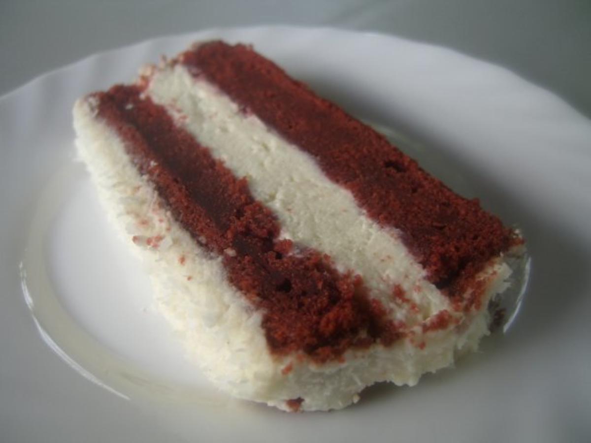 Bilder für Red Velvet Cake, Roter-Samt-Kuchen - Rezept