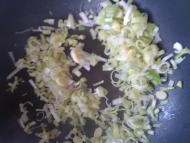 Rezept: Lauch-Tomaten-Spaghettie Lauch-Tomaten-Spaghettie - Rezept