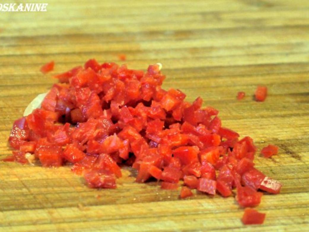 Zitronen Tagliatelle mit Chili Knoblauch Garnelen - einfach - 288 kcal/100g