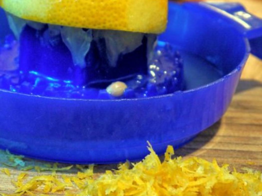 Zitronen Tagliatelle mit Chili Knoblauch Garnelen - einfach - 288 kcal/100g