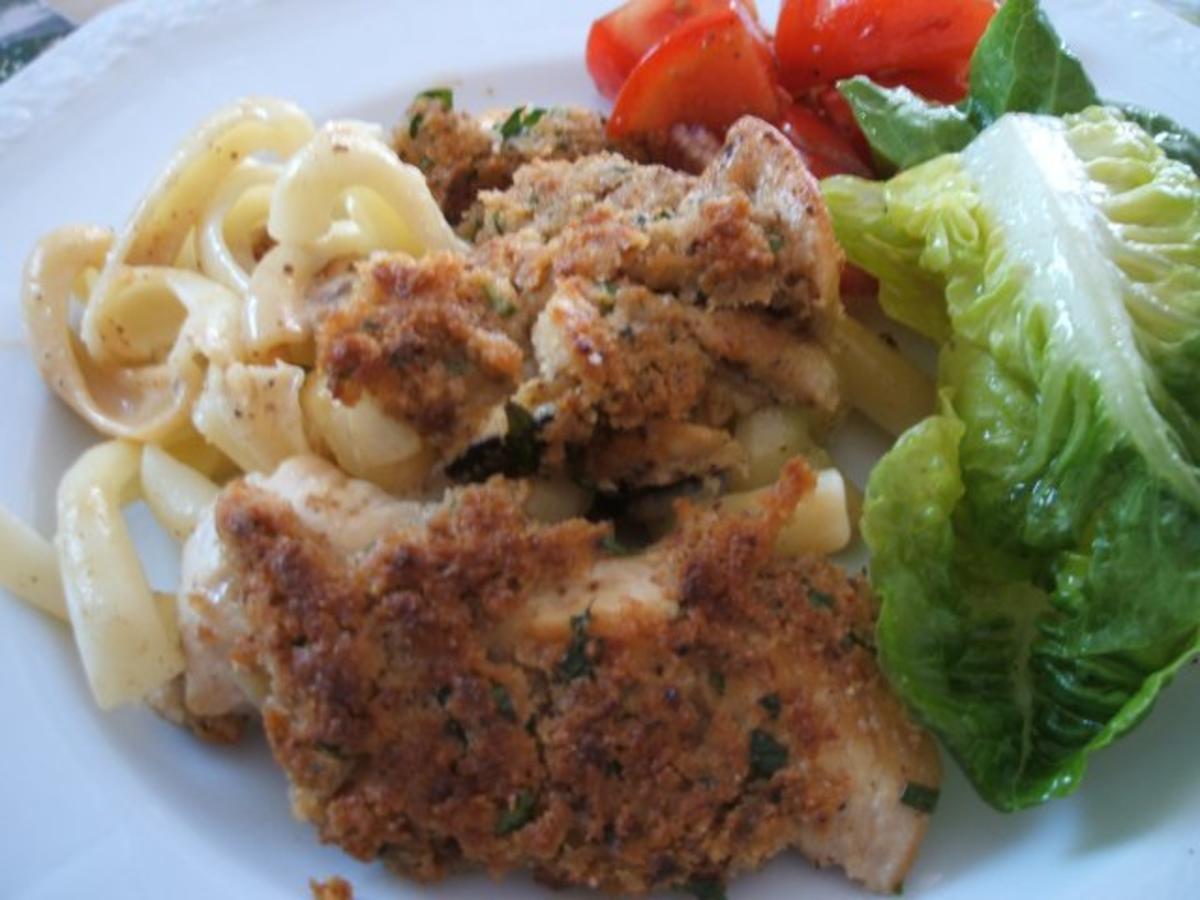 Auflauf: Pasta, Pollo und Pilze ;-) - Rezept von lunapiena