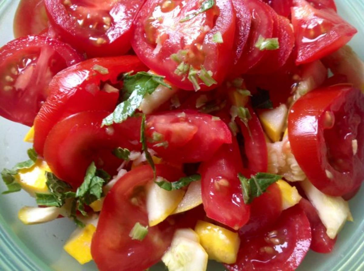 Kürbis-Tomatensalat - Rezept - Bild Nr. 7